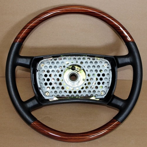 Mercedes lenkrad leder zebrano - leder,